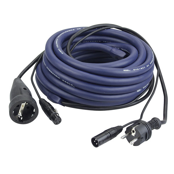 DAP DAP FP05 - Schuko XLR Male - Schuko XLR Female 15 meter