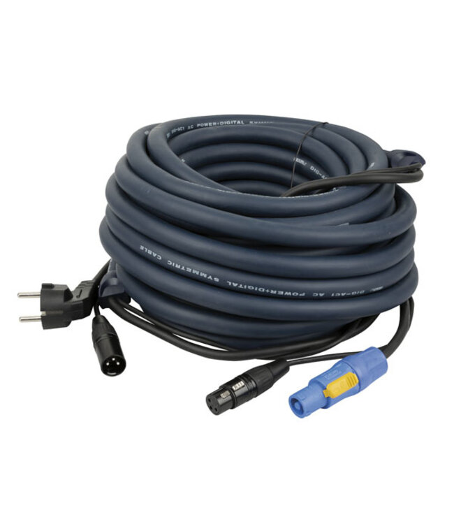 DAP FP06 - Schuko XLR male - Powercon XLR Female 10 meter
