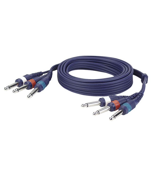 DAP DAP FL21 - 3 mono Jack > 3 mono Jack 1,5 m