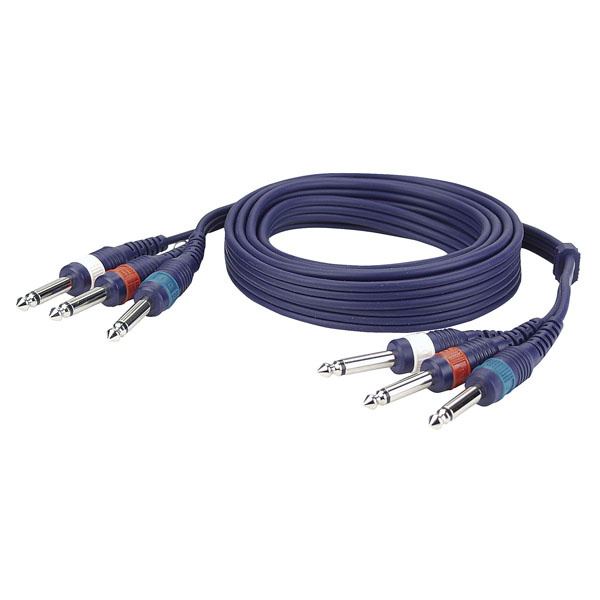 DAP DAP FL21 - 3 mono Jack > 3 mono Jack 1,5 m