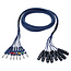 DAP DAP FL61 - 8 XLR female 3P > 8 Jack mono 3 meter