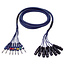 DAP DAP FL61 - 8 XLR female 3P > 8 Jack mono 6 meter