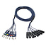 DAP DAP FL62 - 8 XLR male 3P > 8 Jack mono 3 meter