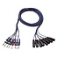 DAP DAP FL62 - 8 XLR male 3P > 8 Jack mono 6 meter