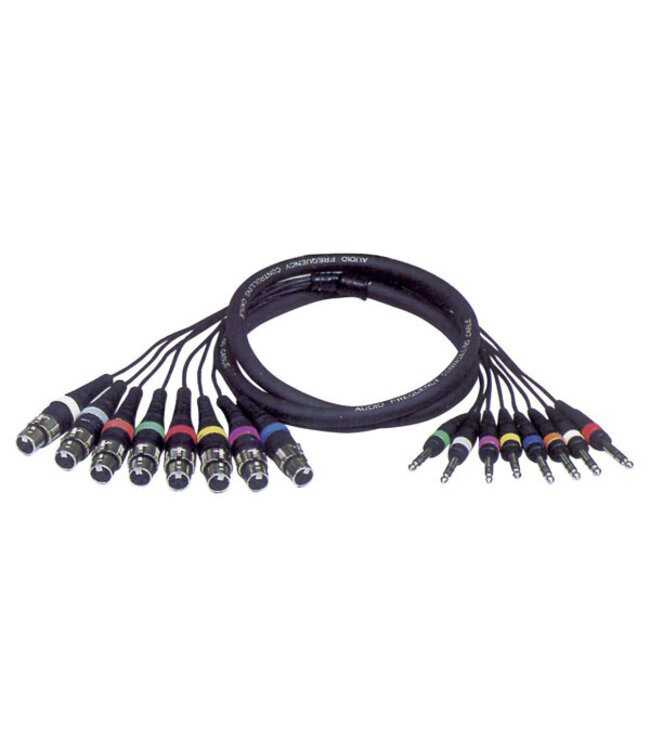 DAP DAP FL67 - 8 XLR female 3P > 8 Jack stereo 6 meter