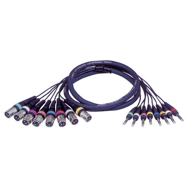DAP DAP FL68 - 8 XLR male 3P > 8 Jack stereo 6 meter