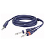DAP FL32 - mono Jack > 2 mono Jack L/R 3 m