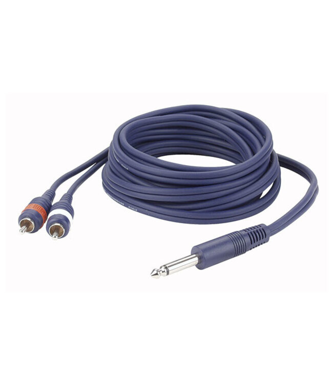 DAP DAP FL33 - mono Jack > 2 RCA Male L/R 1,5 m