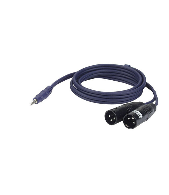 DAP DAP FL46 - stereo mini Jack > 2 XLR male 3pins 1,5 meter