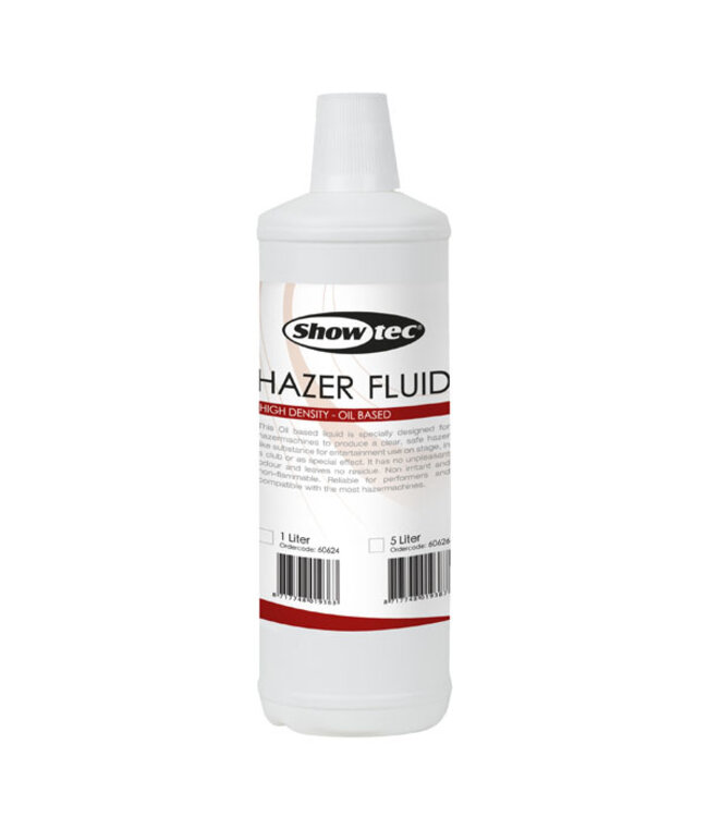 Showgear Showgear Hazer Fluid 1 liter op olie-basis