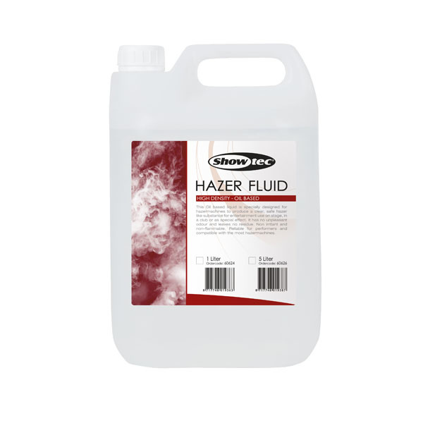 Showgear Showgear Hazer Fluid 5 liter op oliebasis
