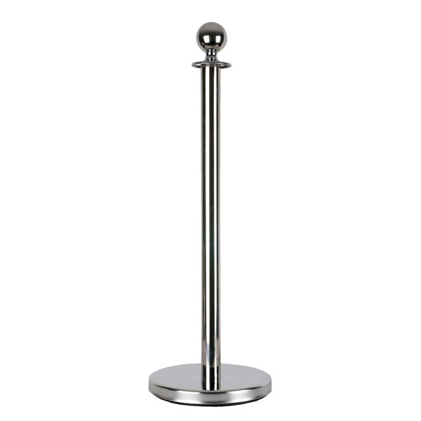Showgear Showgear Round Top Cord Pole Zilver