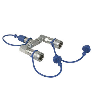 Showtec Showtec CO2 3/8 Q-Lock 2-way splitter