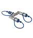 Showtec CO2 3/8 Q-Lock 2-way splitter