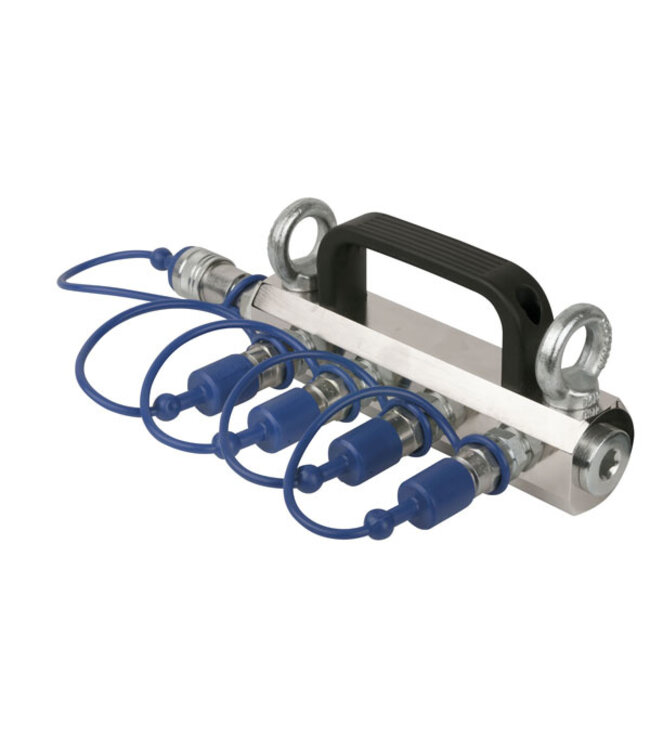 Showtec CO2 3/8 Q-Lock 4-way distributor