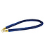 Showgear Showgear Velvet Rope Gold Hook blauw