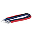 Showgear Showgear Velvet Rope Silver Hook Blauw