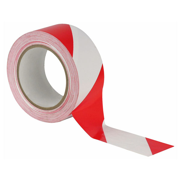 Showgear Showgear Floor-Marking tape 50 mm Rood/wit