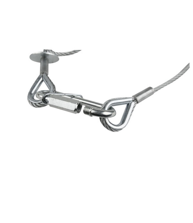 Showtec Saveking 4mm 1 m ketting, max. 40 kg BGV-C1