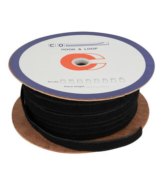 Showgear Showgear Velcro loop, 2cm wide roll sew on