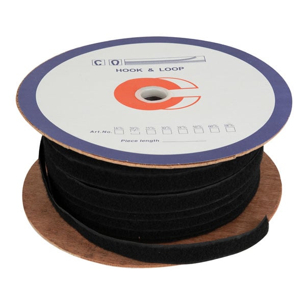 Showgear Showgear Velcro loop, 2cm wide roll sew on