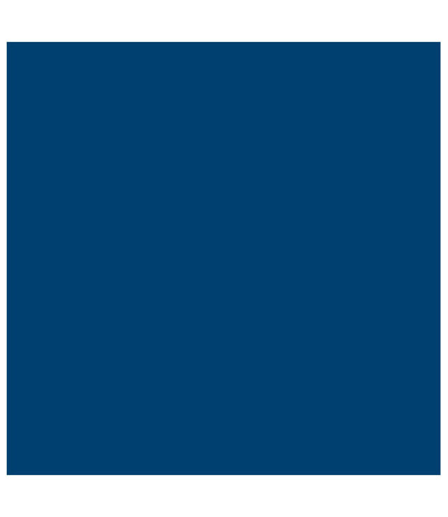 Showgear Dekomolton 3 m (B), 60 m rol, marineblauw
