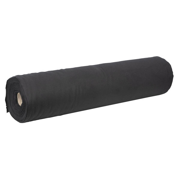Wentex Wentex Deko-Molton, black, roll, 80cm