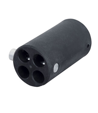 Wentex Wentex 4-way connector replacement 40,6(dia)mm - zwart