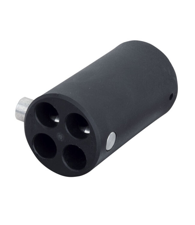 Wentex 4-way connector replacement 45,7 (dia) mm, zwart