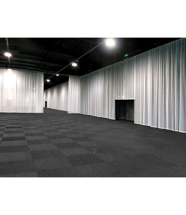 Showtec Voile CS Curtain 400 x 400 cm, wit