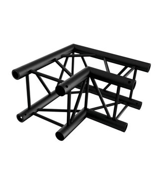 Milos Milos Corner 90° ZWART, Pro-30 vierkante F-truss