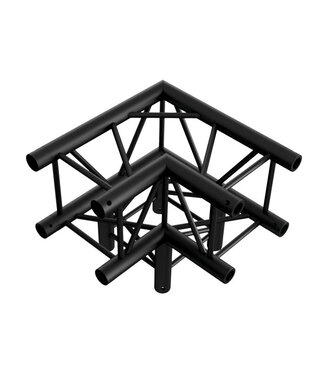 Milos Milos Corner 3-way 90° ZWART, Pro-30 vierkante F-truss