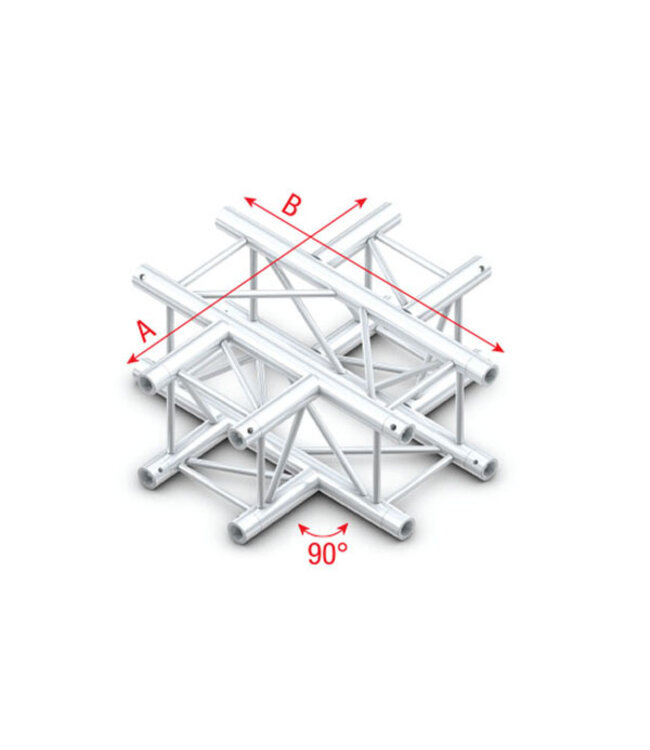 Milos Cross 4-way Pro-30 Square F Truss
