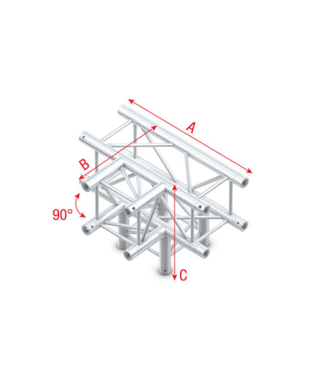 Milos T-Cross + Down 4-way Pro-30 Square F Truss