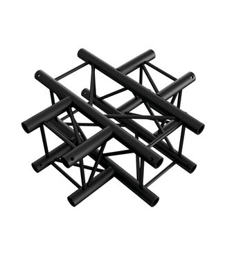 MILOS Milos Cross 4-way Pro-30 vierkante G-truss zwart MILOS Milos Cross 4-way Pro-30 vierkante G-truss zwart