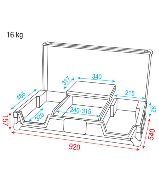 DAP Case Core Mixer + 2x CDMP-750