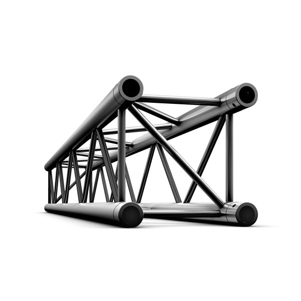 MILOS Milos Pro-30 Square P Truss Straight 2000mm Zwart