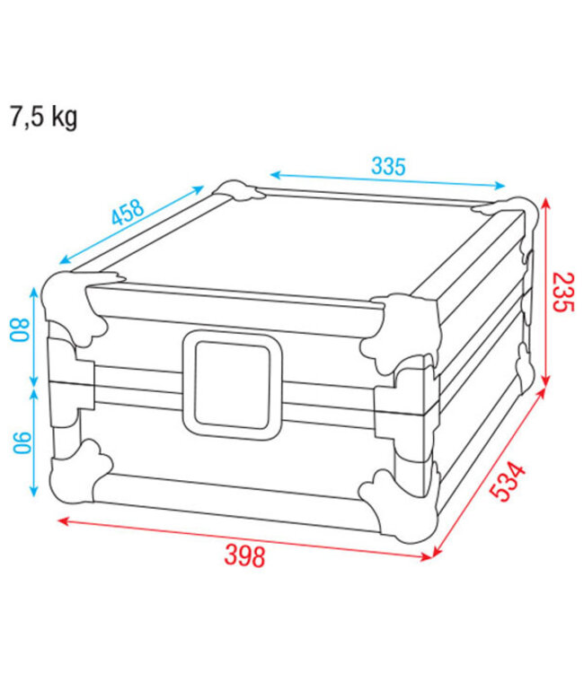 Showgear Case for Pioneer DJM-mixer
