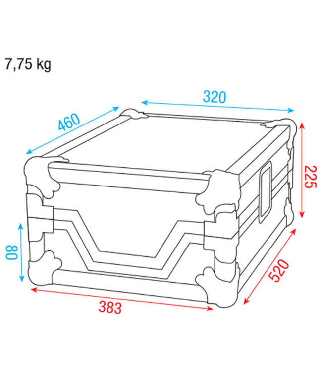 Showgear Case for Pioneer CDJ-player
