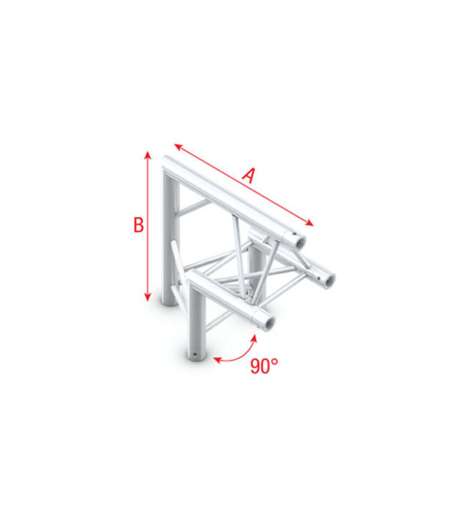 Milos Pro-30 Triangle F Truss - Corner apex up 90