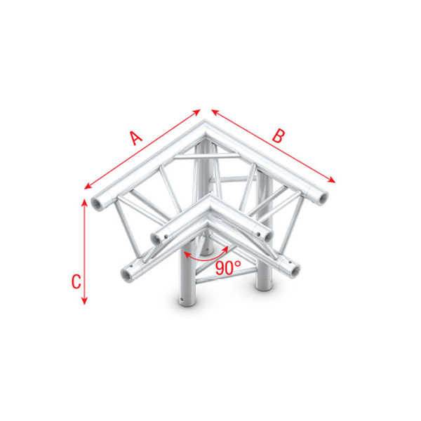 MILOS Milos Pro-30 Triangle F Truss - Corner down right, apex down
