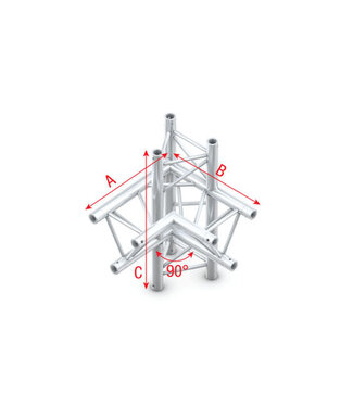 MILOS Milos Pro-30 Triangle F Truss - Corner up/down, left - 71 cm MILOS Milos Pro-30 Triangle F Truss - Corner up/down, left - 71 cm