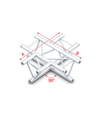 MILOS Milos Pro-30 Triangle F Truss - 4-way horizontal - 71cm