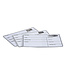Showtec Flightcase Label magnetisch met 3M tape