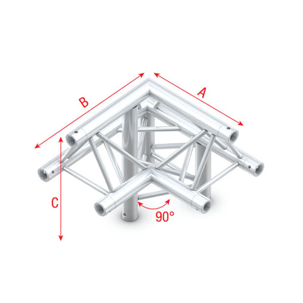 MILOS Milos Pro-30 Triangle G Truss - down right, apex up