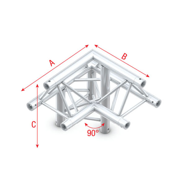 MILOS Milos Pro-30 Triangle G Truss - down left, apex up