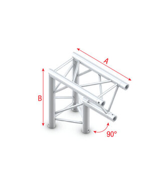 Milos Milos Corner 90° apex down P Truss