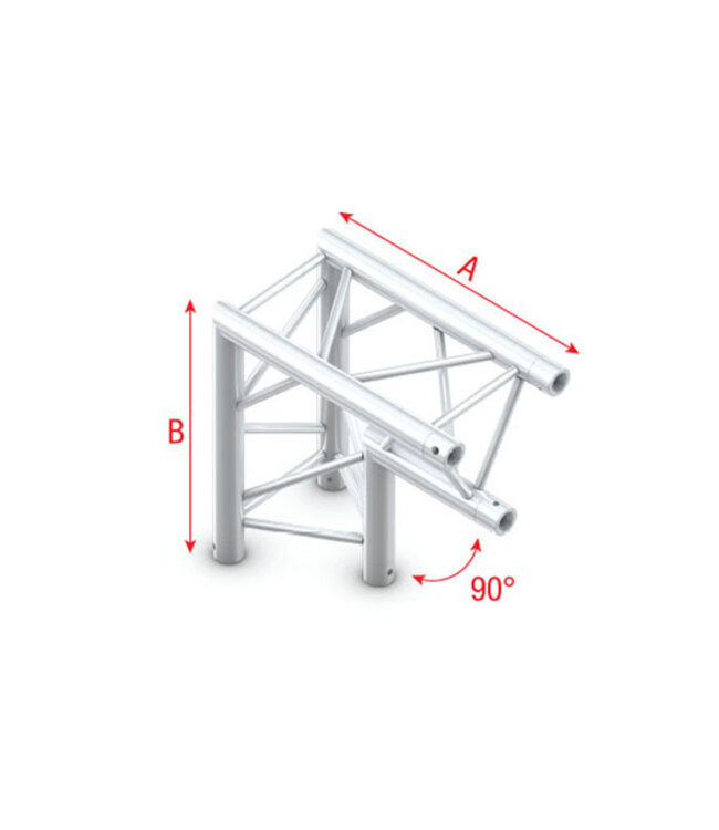 Milos Corner 90° apex down P Truss