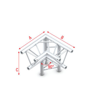 Milos Milos Corner 90° down right, apex down P Truss