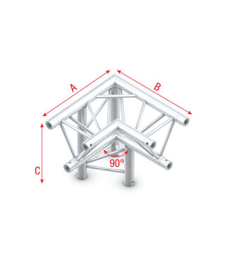 MILOS Milos Pro-30 Triangle P Truss - down left, apex down